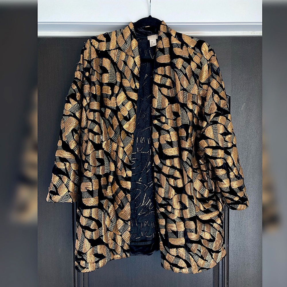 Embellished Oversized Cardigan/Jacket